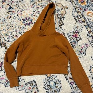 Cropped lululemon hoodie